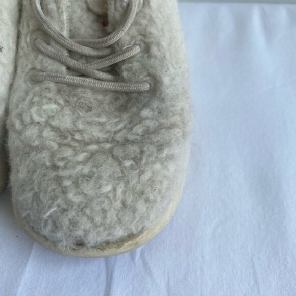 ALLBIRDS Smallbirds Wool Runners FluffsShoes Little Kids 10.5 Natural White - Picture 4 of 12